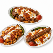 KEBABS WITH ISKENDER SAUCE