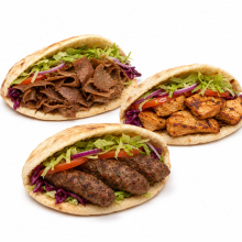 KEBABS WITH PITTA